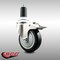 Service Caster 4 Inch 316SS Black Poly Swivel 1-3/4 Inch Expanding Stem Caster Lock Brake SCC SCC-SS316TTLEX20S414-PPUB-BLK-134 - alternate 4